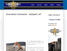 Tablet Screenshot of neumannconstruction.com